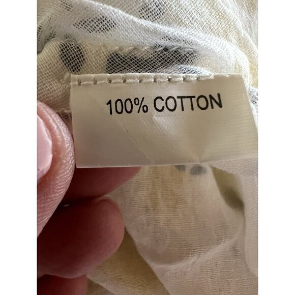 Michigan Wolverines handkerchief hem floral sleeveless swing mini dress L - Picture 6 of 10